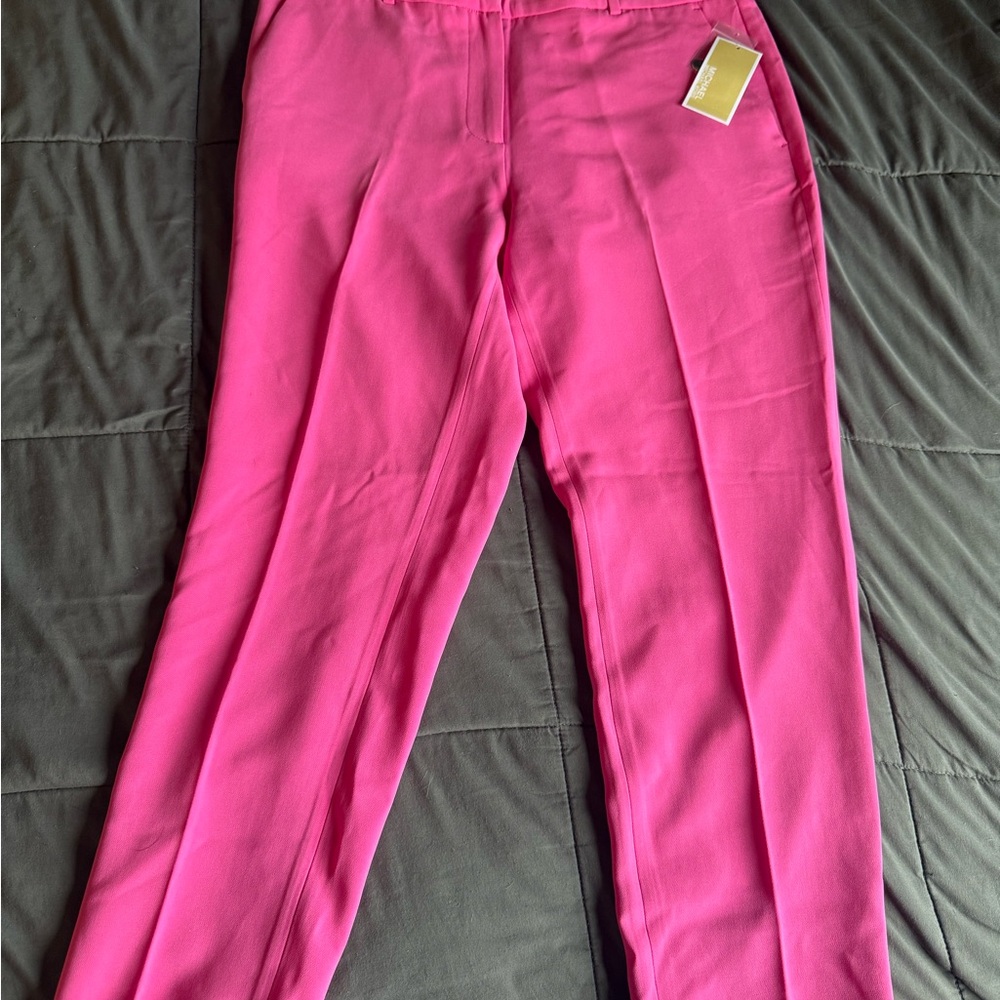 Michael Kors Bright Pink Tailored Trousers